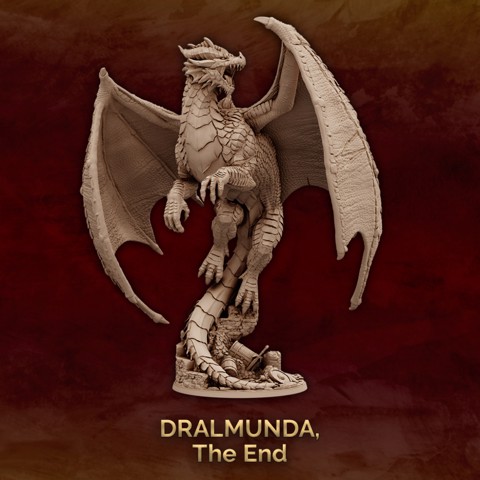 Image of Dralmunda, the End - Red Dragon