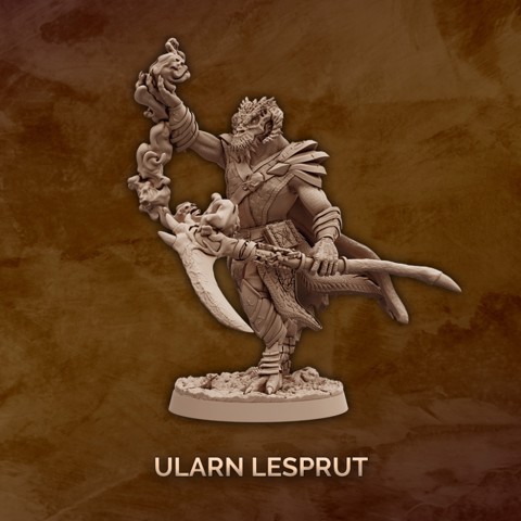 Image of Ularn Lesprut - Black Dragonborn Warlock