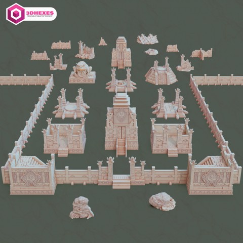 Image of Baronghan Temple - Scenery Set