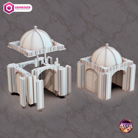 Image of Monumental Modular Temple Set