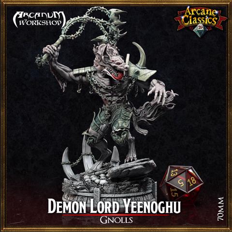 Image of The Demon Lord Yeenoghu (70mm)