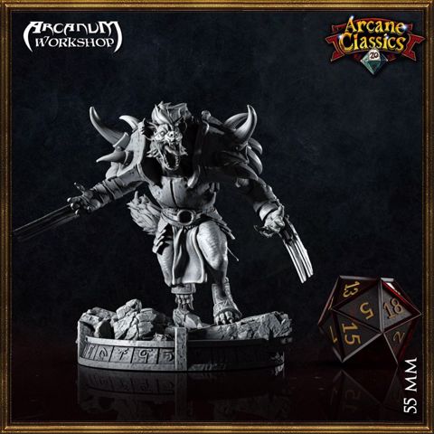 Image of Gnoll Hunter Claw Heavy and Light (55mm)