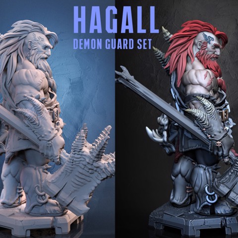 Image of Hagall - Demon Guard Set