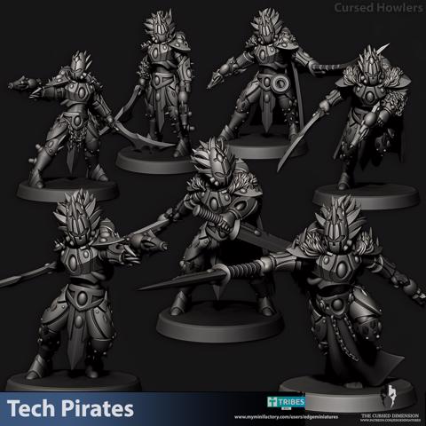 Image of Cursed Howlers + hero variants - Tech Pirates - 28mm