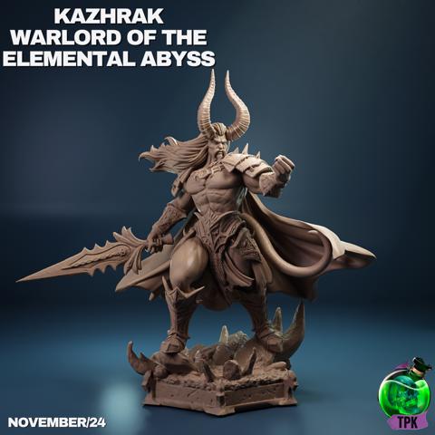 Image of Kazhrak, Warlord of the Elemental Abyss (wingless)