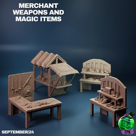 Image of Merchant Weapons and Magic Items