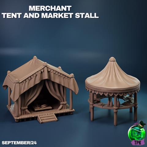 Image of Merchant Tent and Market Stall