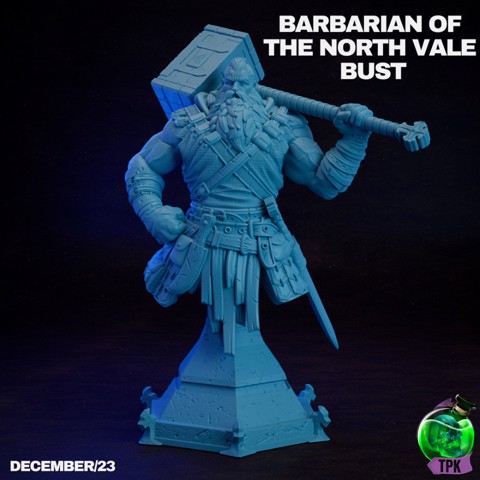 Image of Barbarian of the North Vale Bust