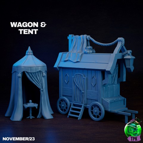 Image of Wagon & Tent