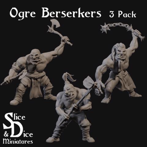 Image of Ogre Berserkers Tabletop Miniature Pack