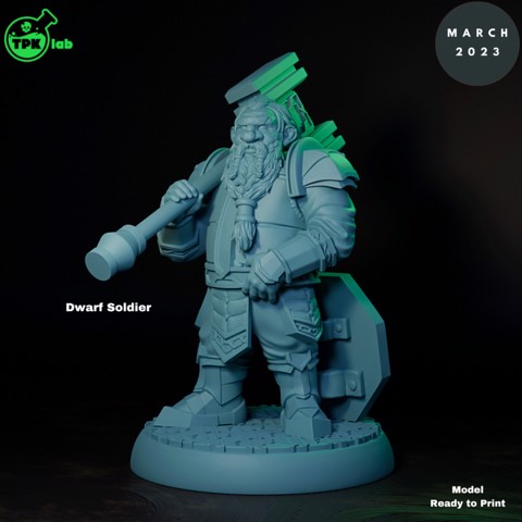 Image of Dwarf Soldier (2)(male)