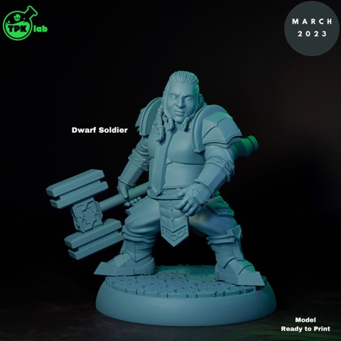 Image of Dwarf Soldier (2)(female)