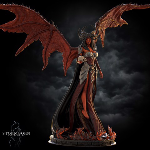 Image of Nyxara, Demon of the Night (2 sizes included)