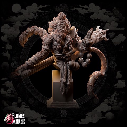 Image of Celestial Monk Son Wukong's Bust - PRE SUPPORTED