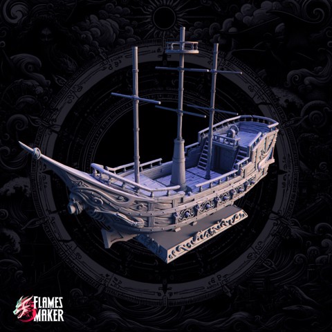 Image of Pirate Ship - PRE SUPPORTED