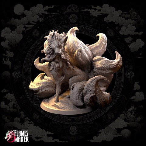 Image of Kitsune - NineTails - Presupported