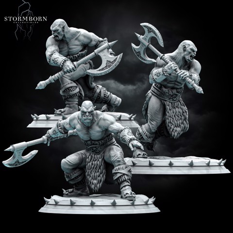 Image of Orc Warriors (x3 poses)