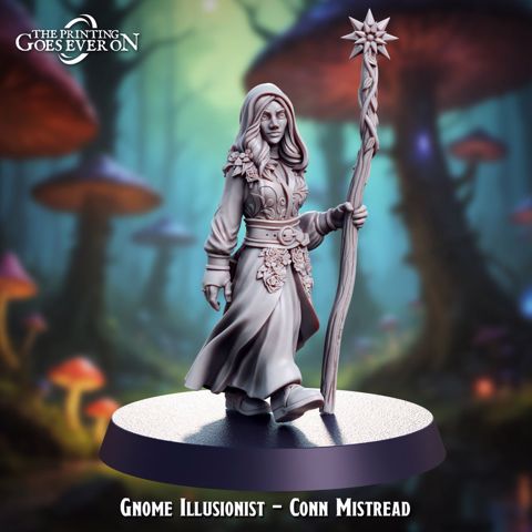 Image of Gnome Illusionist - Conn Mistread - Presupported