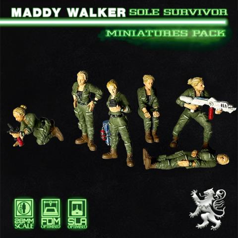 Image of Maddy Walker Sole Survivor Miniatures Pack