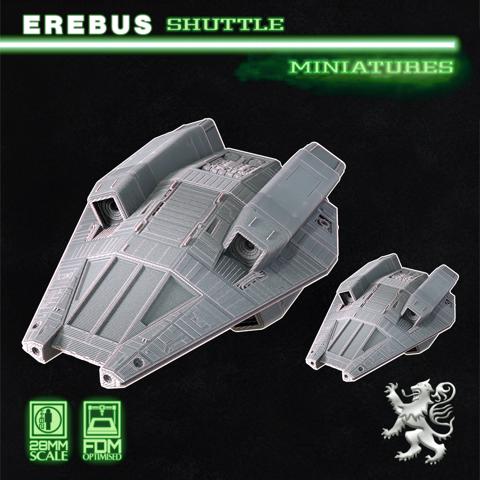 Image of Erebus Shuttle 1:270 and Tactical Miniatures