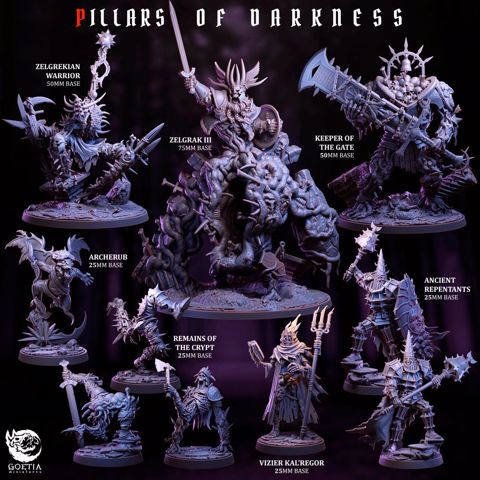 Image of Pillars of Darkness - Complete set