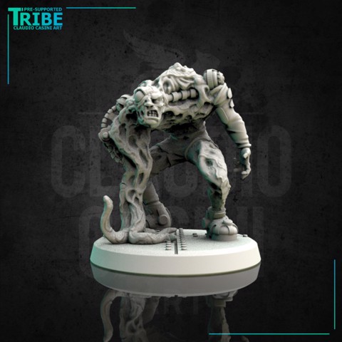 Image of (0161) Male sci-fi abomination undead monster creature