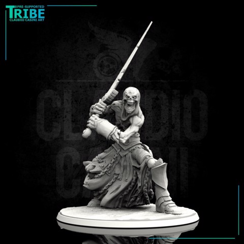 Image of (MK 0003) Undead zombie warrior 70mm scale