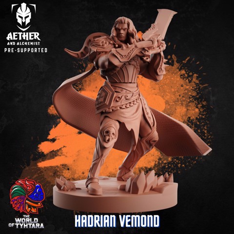 Image of Hadrian Vemond - Human Fighter