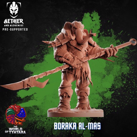 Image of Boraka Al-Mas - Loxodon Barbarian