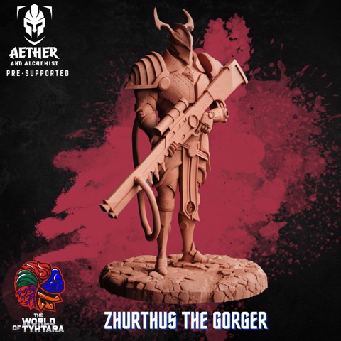 Image of Zurthus the Gorger - Barbarian Tiefling