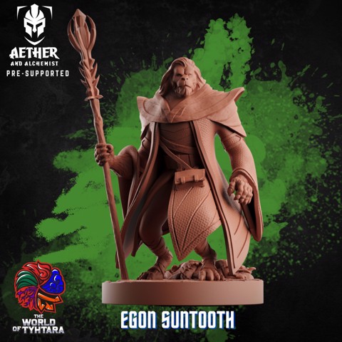 Image of Egon Suntooth - Leonin Wizard