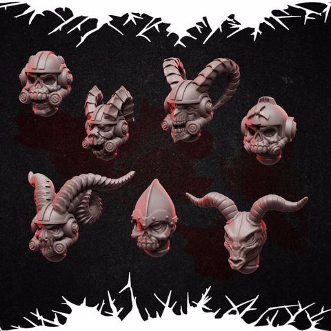 Image of Horror Marines HEADS