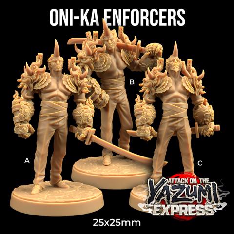 Image of Oni-ka Enforcers | PRESUPPORTED | Attack on The Yazumi Express