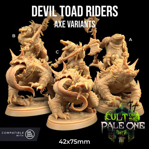 Image of Devil Toad Riders | PRESUPPORTED | Cult of The Pale One Pt. 2