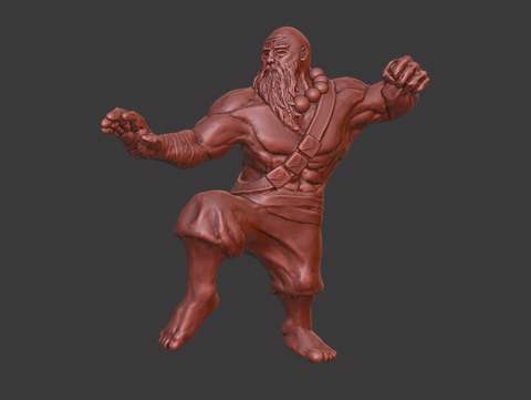 Image of Zedain - Dwarf Monk
