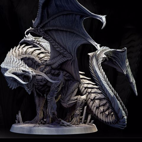 Image of Adult Black Dragon (pose 1 of 2)