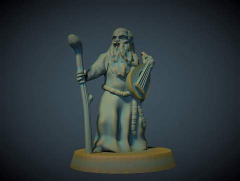 Image of Old bard 28mm (no supports)