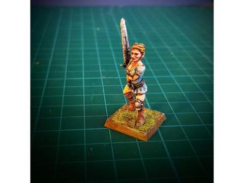 Image of Aurora the female explorer 28mm (No Supports)