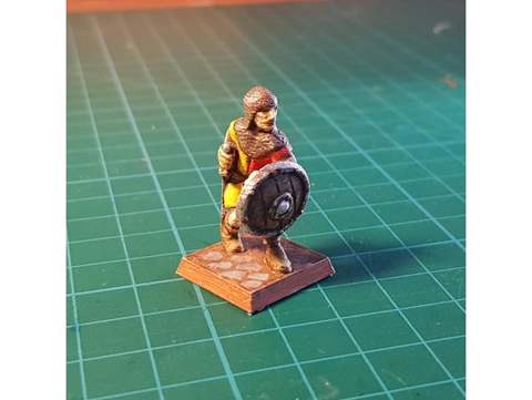Image of Soldier/knight 28mm (no support needed)
