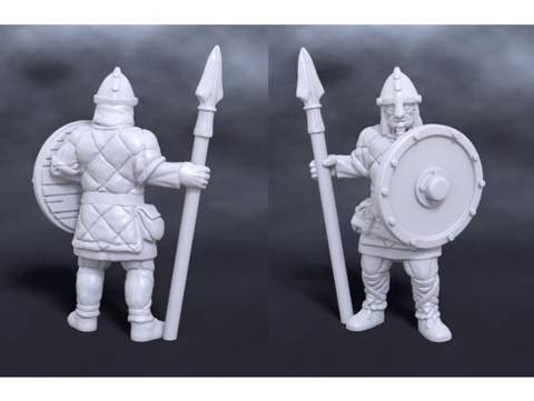 Image of Nord warrior with spear and shield