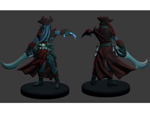 Image of Illithid Pirate Miniature