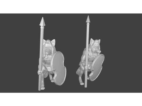 Image of Foxmen: Foxmen Warrior Miniatures Persian Style versions