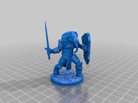 Image of Loxodon Fighter/Paladin/Cleric