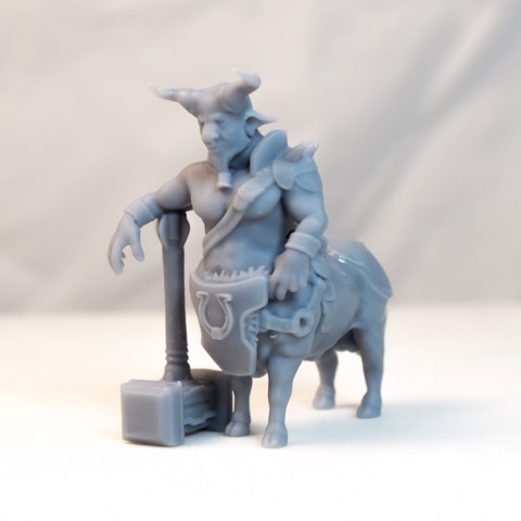 Image of Bull Centaur - DnD Character - 2 Poses
