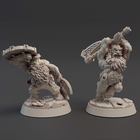 Image of Iro & Kez - Dwarf berzerkers