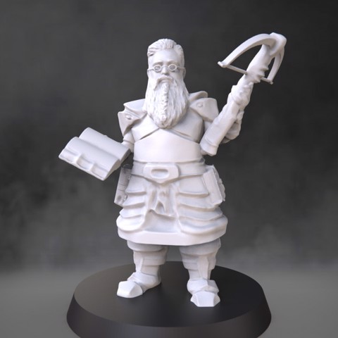 Image of Ostead | Dwarf cleric with crossbow | K4