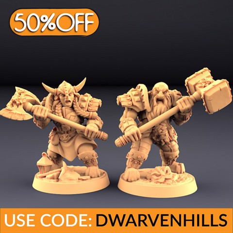 Image of Dwarven Two-Handed Specialists - 2 Modular Units