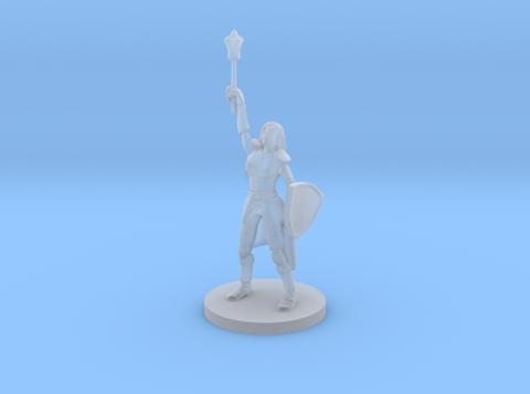 Image of Female Elf Cleric with Mace