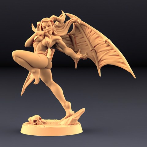 Image of Aya - Lust Demon (Fantasy Pin-Up)