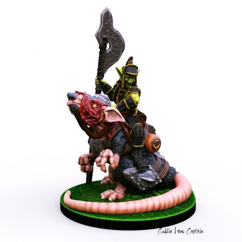Image of Goblin Hero Captain miniature